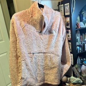 The North Face Pink Teddy Jacket